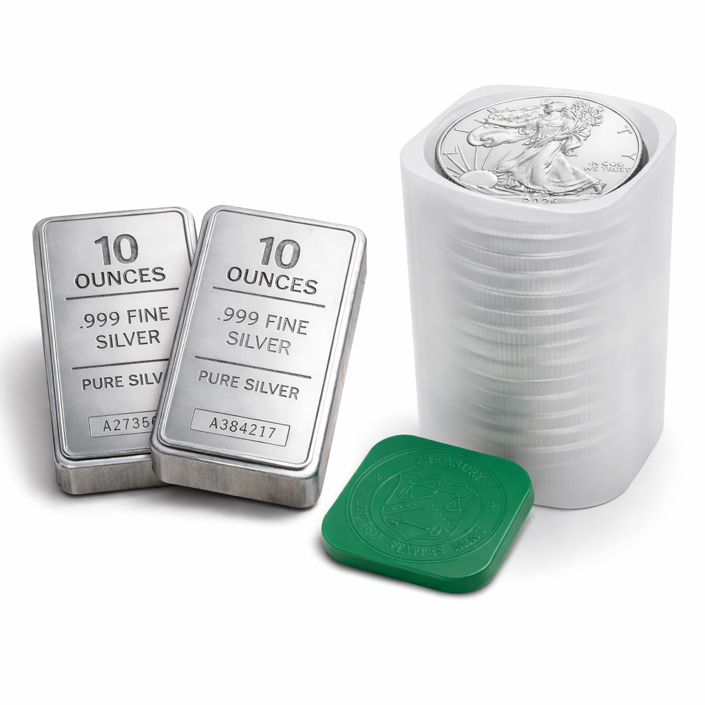 Silver Bars vs American Silver Eagles