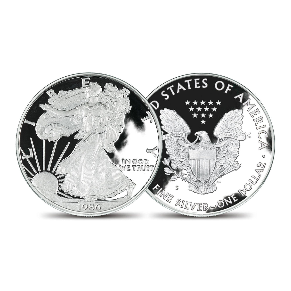 1986 Silver Eagle NGC PF70 Ultra Cameo – First Year of Issue
