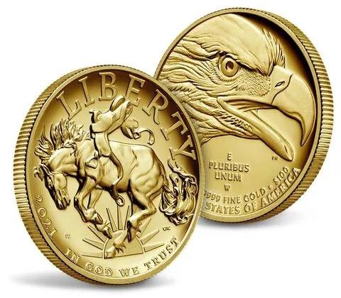 2021-W American Liberty "Mustang" $100 Gold Coin NGC PF70 Ultra Cameo