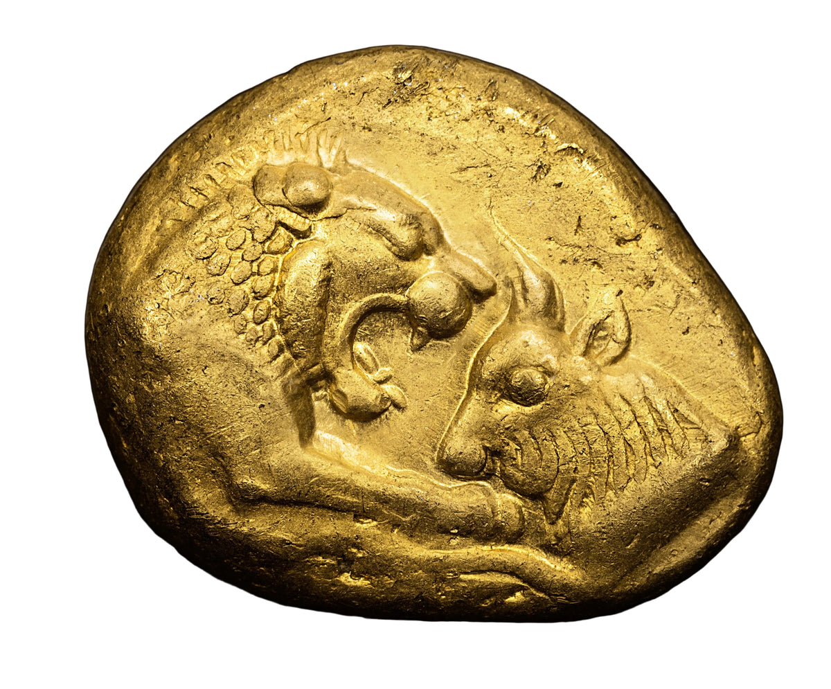 Croesus Gold Stater | First Gold Coins of Lydia