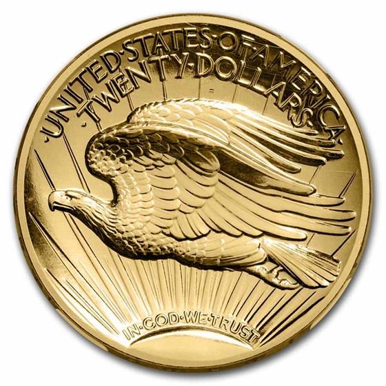 2009 Ultra High Relief $20 Gold Coin – Saint-Gaudens Remake Design