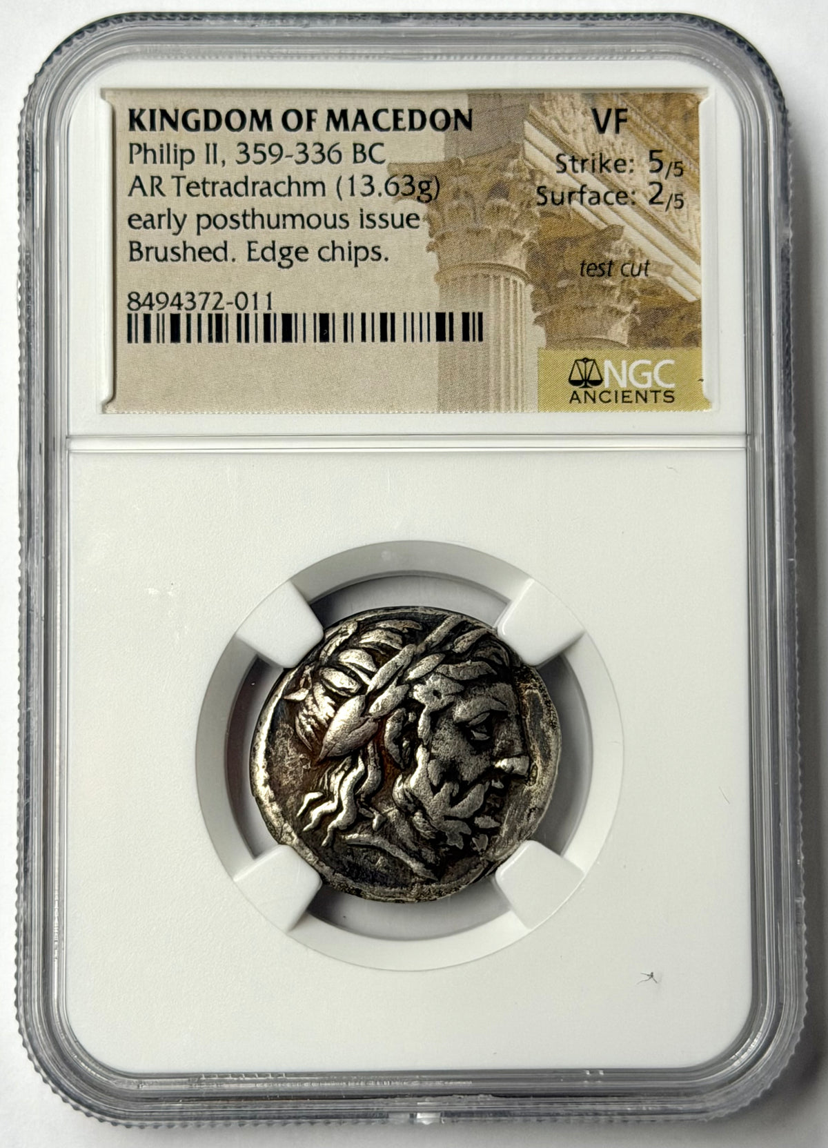 Philip II Silver Tetradrachm